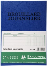 EXACOMPTA Piqûre "Brouillard Journalier", 270 x 195 mm