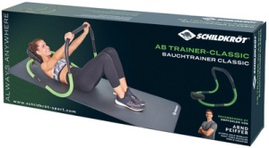 SCHILDKRÖT Bauchtrainer / AB-Trainer Classic, schwarz/grün