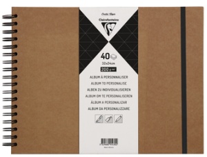 Pollen by Clairefontaine Spiral-Skizzenbuch, 270 x 200 mm