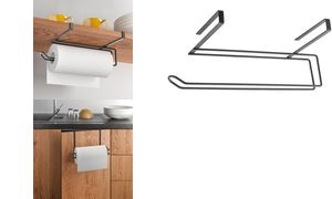 metaltex Küchenrollenhalter Easy-Roll LAVA, matt-schwarz