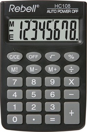 Rebell Taschenrechner HC 108, schwarz
