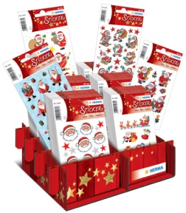 HERMA Weihnachts-Sticker DECOR "Nikolaus & Co.", Display