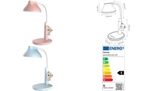 Hansa LED-Tischleuchte "Twinkel", Standfuß, hellblau