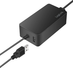 LogiLink Netzteil für Surface Notebooks, 65 Watt, schwarz