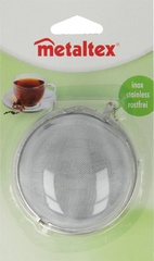 metaltex Tee- und Gewürzkugel, Durchmesser: 75 mm, mit Kette