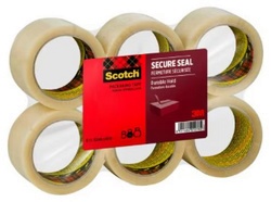 3M Scotch Verpackungsklebeband SECURE SEAL, 50mmx66m, braun