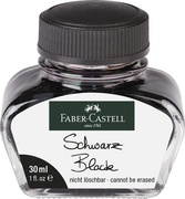 FABER-CASTELL Tinte im Glas, schwarz, Inhalt: 30 ml