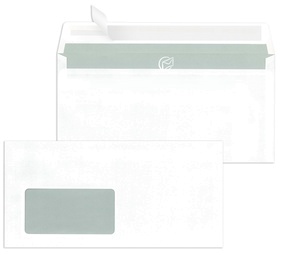 MAILmedia Briefumschläge C5, haftklebend, mit Fenster, weiß