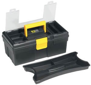 allit Werkzeugkoffer McPlus Promo 12.5, PP, schwarz / blau