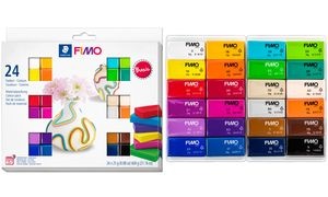 FIMO SOFT Modelliermasse-Set "Basic", 24er Set