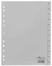DURABLE Kunststoff-Register, Monate, A4, Dezember - Januar