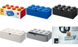 LEGO Schubladenbox DESK DRAWER 8, 1 Schub, rot