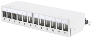 DIGITUS Desktop Modular Patch Panel, geschirmt, 12-Port