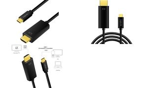 LogiLink USB-C - HDMI-Anschlusskabel, 3,0 m, schwarz