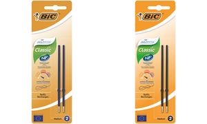 BIC Kugelschreiber-Minen Atlantis Classic, schwarz, M