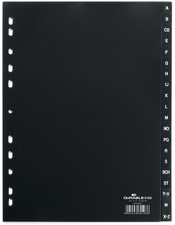 DURABLE Kunststoff-Register, A-Z, A4, 20-teilig, grau