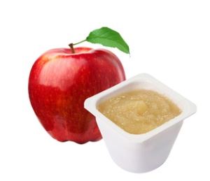 HELLMA Apfelmus, 48 Portionen, im Karton