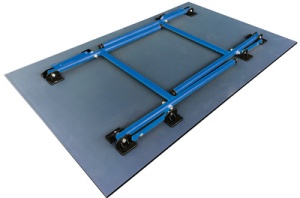 DONIC SCHILDKRÖT Tischtennis-Platte Minitisch Midi XL, grau