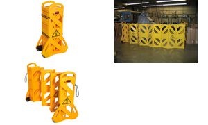 Rubbermaid Absperrsystem, mobil