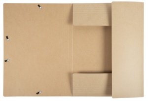 EXACOMPTA Eckspannermappe Eterneco, A4, aus Karton, natur