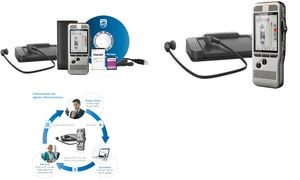 PHILIPS Diktier- und Wiedergabe-Set Pocket Memo DPM7700