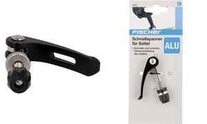 FISCHER Fahrrad-Sattelschnellspanner, schwarz
