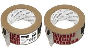 RAADHUIS Signalklebeband ECO "ZERBRECHLICH", 50 mm x 50m