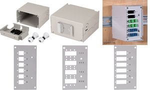 LogiLink Frontblende für Spleißverteiler, für 12 Ports