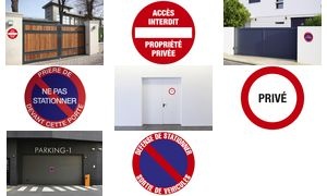 EXACOMPTA Panneau de signalisation "Ne pas stationner"