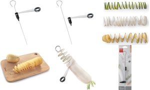 metaltex Rettichschneider, Länge: 293 mm, silber / schwarz