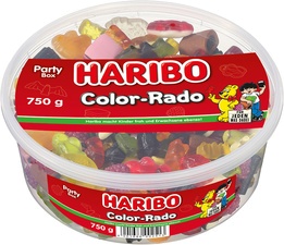 HARIBO Fruchtgummi COLOR-RADO, 750 g Dose