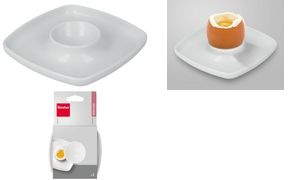 metaltex Eierbecher, quadratisch, Kunststoff, 3er Set