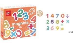 APLI kids Jeu de magnets "123 chiffres", 30 magnets