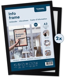 EUROPEL Magnetrahmen INFO FRAME, DIN A3, silber