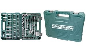 BRÜDER MANNESMANN Steckschlüssel-Satz 1/4" + 1/2", 94-teilig