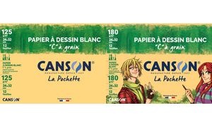 CANSON Zeichenpapier "C" à Grain, DIN A4, 125 g/qm