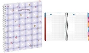 EXACOMPTA Cahier de textes Elsa "Tartan", 170 x 220 mm
