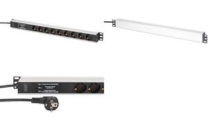 DIGITUS 19" Steckdosenleiste, Aluminiumprofil, 9-fach