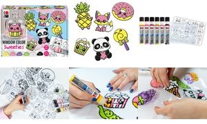 Marabu Window Color fun & fancy "Sweeties", 6 x 80 ml