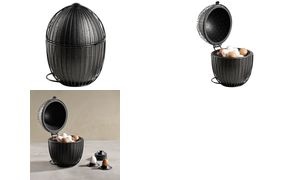 APS Eierkorb OVO, für ca. 35 Eier, schwarz
