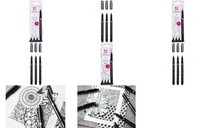 ROYAL TALENS Pigment Fineliner Fine, schwarz, 3er Set