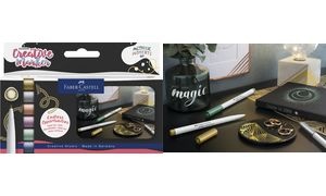 FABER-CASTELL Creative Marker GOLDFABER, 6er Etui Metallic