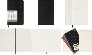 MOLESKINE Taschenkalender 2027, Wochen, P/A6, Softc.,schwarz