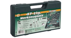 BRÜDER MANNESMANN Werkzeug-Satz, 47-teilig, im Koffer