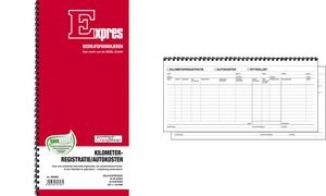 Expres Kilometerregistratie / Autokosten, 2x 40 blad