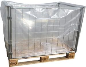 DM-folien Seitenfaltensack, transparent, ca. 1.650 Liter