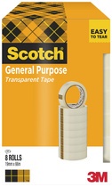 Scotch Klebefilm 508, transparent, 15 mm x 33 m
