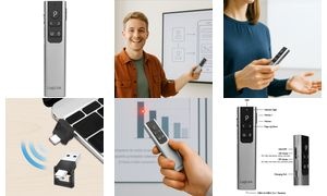 LogiLink Wireless Presenter mit Laserpointer, 2,4 GHz