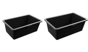 Bradas Mörtelwanne, aus PVC, 60 Liter, schwarz