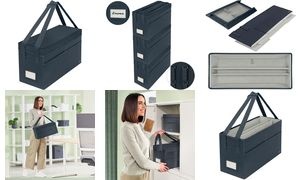 LEITZ Aufbewahrungstasche Desk Sharing mit Deckel, samtgrau